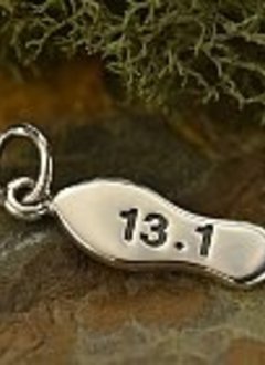 Half Marathon 13.1 Sterling Silver Charm