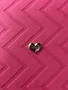 Mom in SIlver Heart Floating Charm