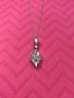 Triple Cubic Zirconia Diamond Necklace