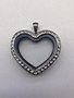 Heart Crystal Floating Locket