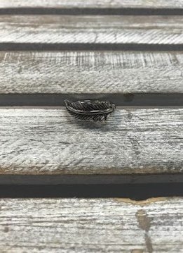 Stainless Steel Feather Ring