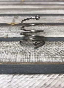 Sterling Silver Spiral Ring