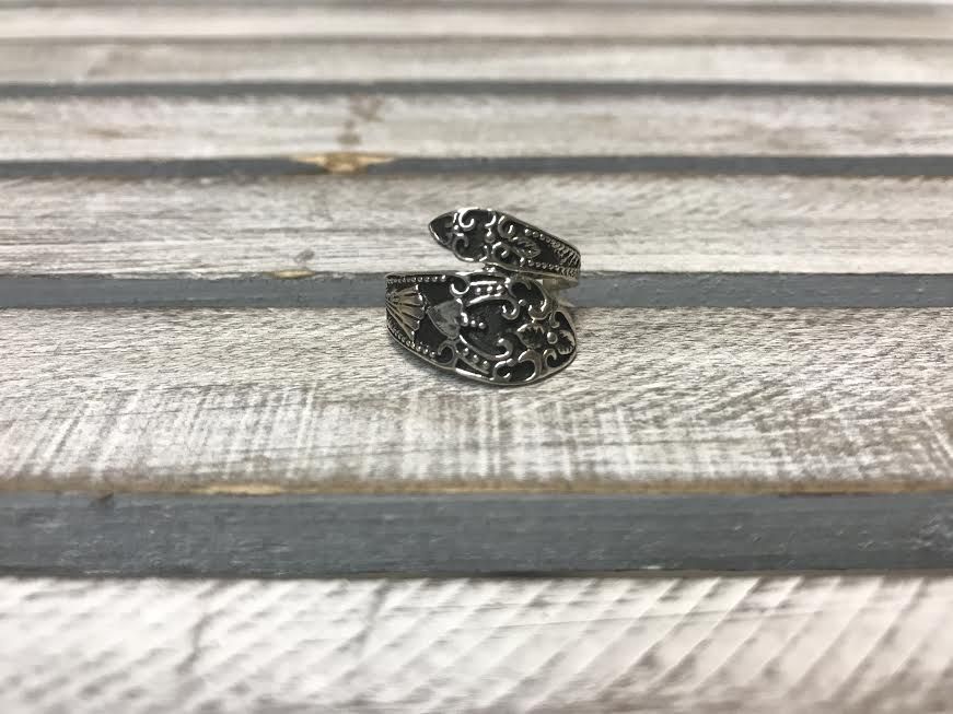 Sterling Silver Vintage Spoon Ring