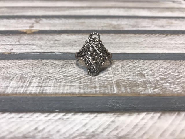 Sterling Silver Victorian Style Ring