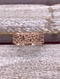 Stainless Steel Rose Gold Flower Band