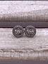Sterling Silver Round Studs with Cubic Zirconia