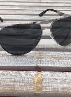 Polarized Aviator Sunglasses Silver