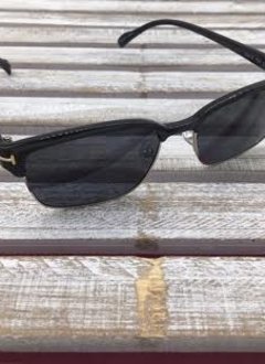 Polarized Square Lenses Sunglasses Black