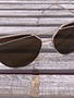 Rose Gold Cat Eye Frames with Brown Lenses