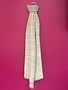 Window Pane Plaid Scarf Beige