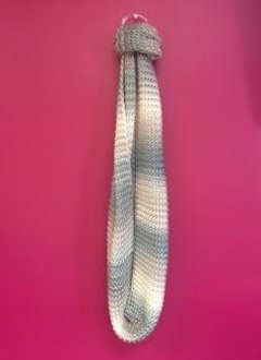 Muted Colors Ombre Knit Scarf