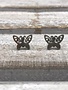 Stainless Steel Silver Butterfly Earring