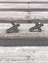 Stainless Steel Silver Cross Earrings with Cubic Zirconia