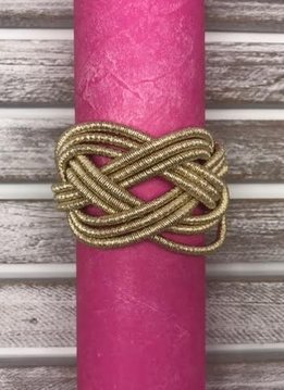 Magnetic Braided Gold Bracelet