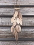 Rose Gold Dangling Leaf Charm Pendant Necklace