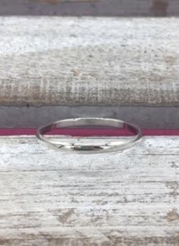 2mm Sterling Silver High Polish Ring