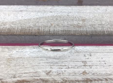 2mm Sterling Silver High Polish Ring