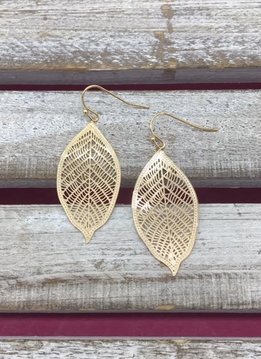 Gold Leaf Earrings