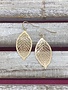 Gold Leaf Earrings