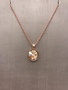 Forever Crystals Rose Gold Pendant Bezel Rivoli Golden Shadow