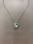 Forever Crystals Crystal Halo Rivoli Peridot Pendant