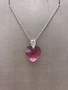 Forever Crystals Rose Swarovski Heart Pendant