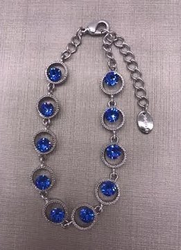 Forever Crystals Blue Sapphire Celebration Bracelet