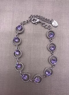 Forever Crystals Violet Celebration Bracelet