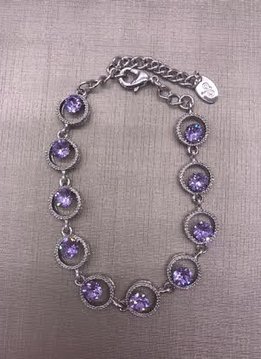 Forever Crystals Violet Celebration Bracelet
