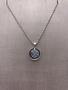 Forever Crystals Silver Pendant Bezel Rivoli Silver Night
