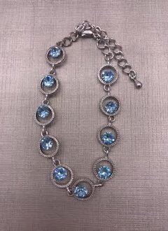 Forever Crystals Aquamarine Celebration Bracelet