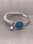 Forever Crystals Silver Constellation Bracelet with Blue Crystals