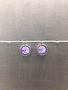 Forever Crystals Silver Forever Stud Violet