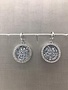 Forever Crystals Silver Constellation Halo Clear Crystal Earrings