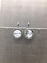 Forever Crystals Silver XL Huggie Clear Crystal Earrings