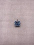 Forever Crystals Silver Aquamarine Butterfly Charm