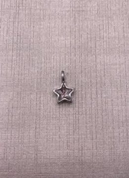 Forever Crystal Silver Clear Crystal Star Charm