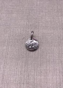 Forever Crystal Silver Music Note Charm