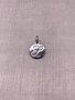 Forever Crystals Silver Initial S Charm