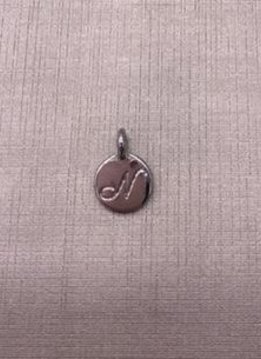 Forever Crystals Silver Initial N Charm