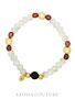 Citrine Quartz and Baltic Amber Lava Rock Diffuser Bracelet