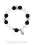 Onyx and Opalite Lava Rock Diffuser Bracelet