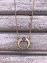 Gold Horn Opal Celestial Necklace