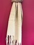 Blush Ombre Knit Tassel Scarf