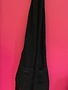 Black Chunky Knit Scarf with Two Pockets and End Tassels