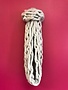 White Ultra Soft Chunky Knit Infinity Scarf