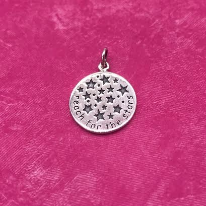 Sterling Silver "Rach for the Stars" Charm