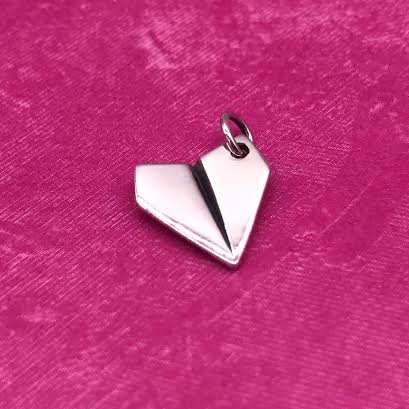 Sterling Silver Paper Airplane