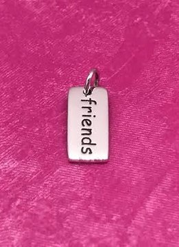 Sterling Silver Friends Forever Charm