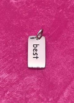 Sterling Silver Best Friends Charm